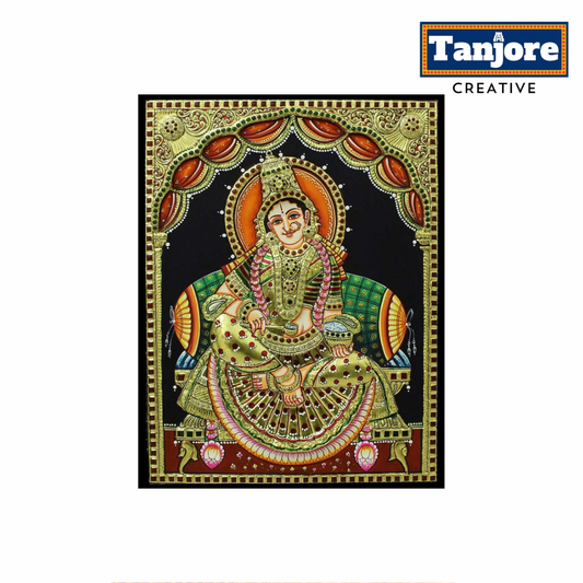 TANJORE PAINTING ANNAPOORNE