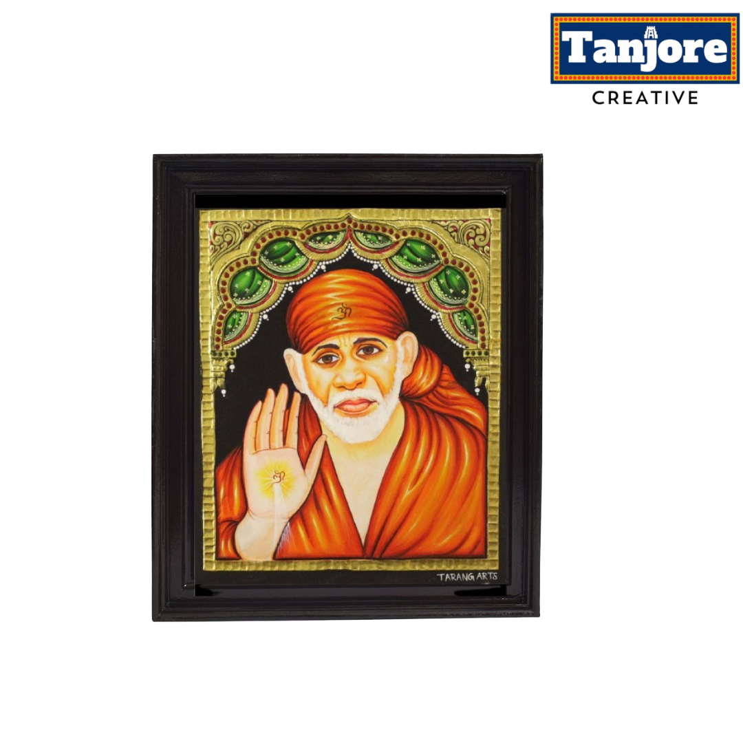 Saibaba Face Tanjore Painting