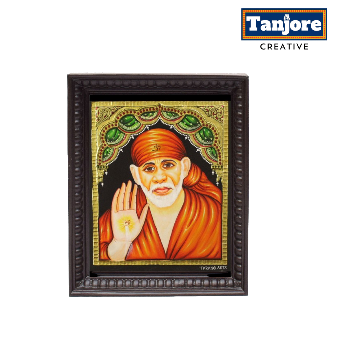 Saibaba Face Tanjore Painting