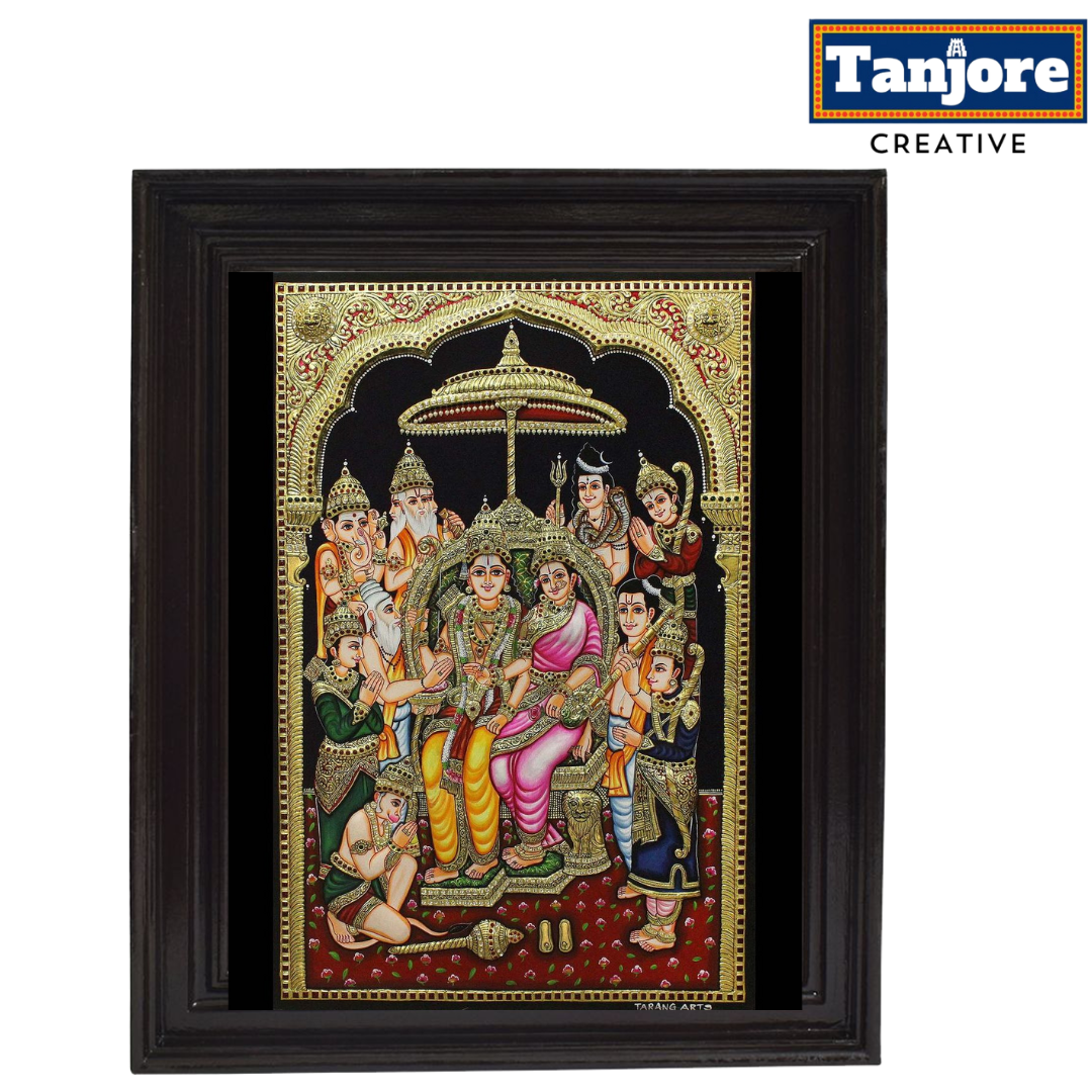 TANJORE PAINTING RAMAPATTABHISEKAM