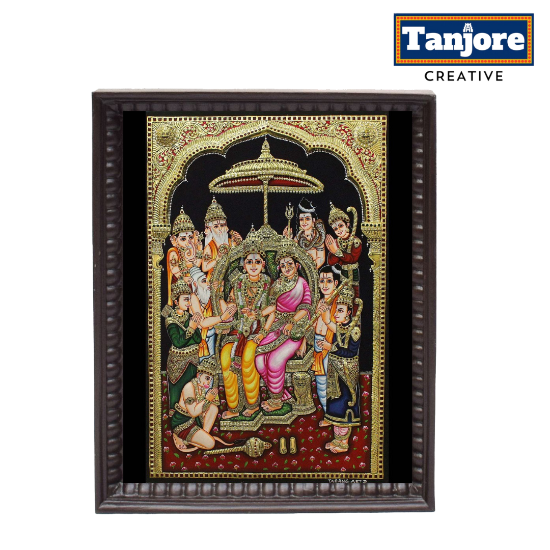 TANJORE PAINTING RAMAPATTABHISEKAM