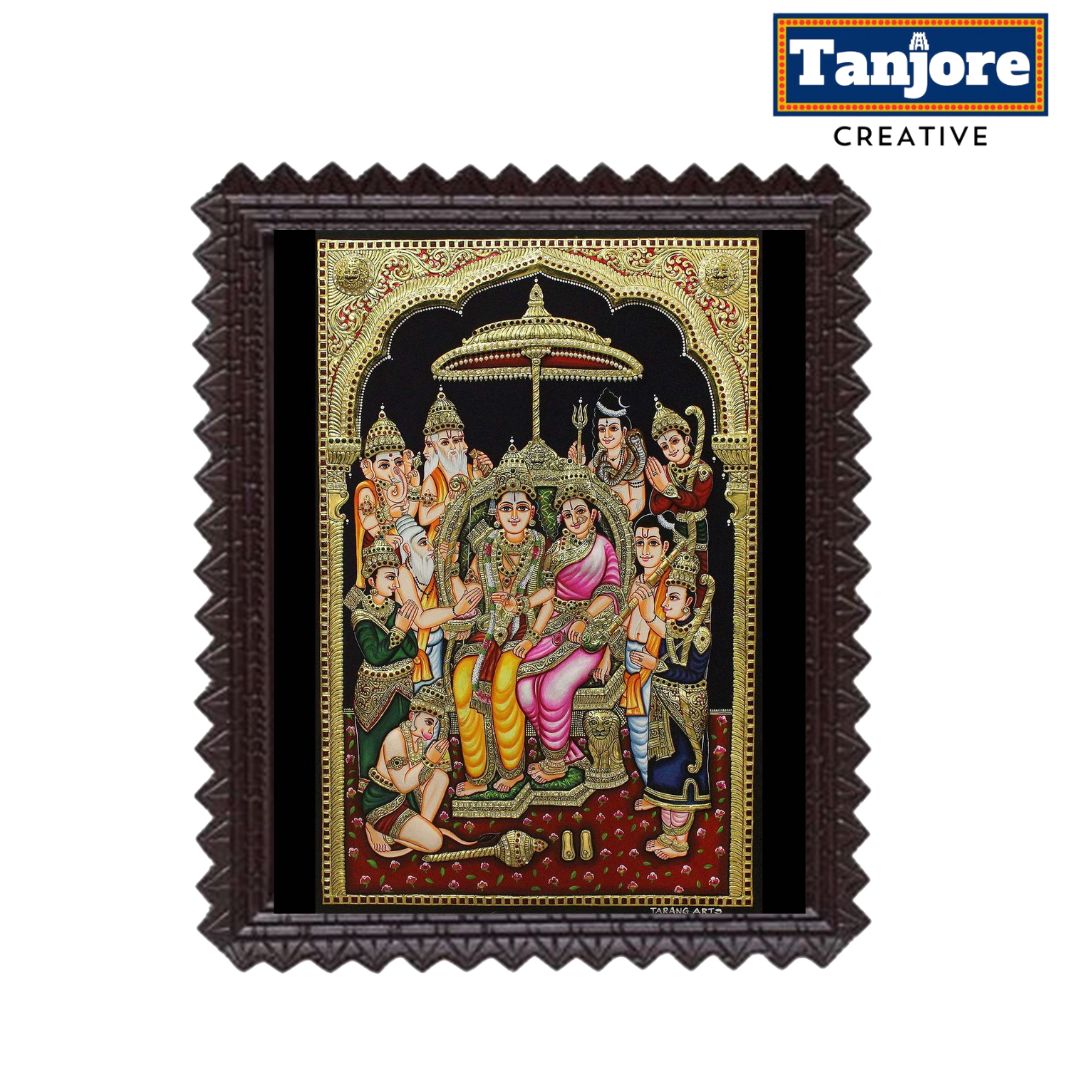 TANJORE PAINTING RAMAPATTABHISEKAM