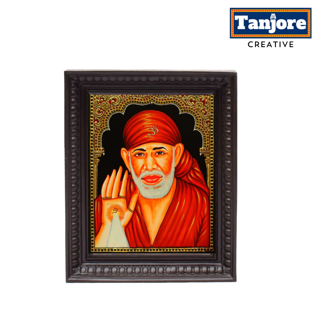 TANJORE PAINTING SAI BABA