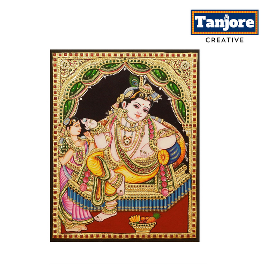 TANJORE PAINTING DARBAR KRISHNA