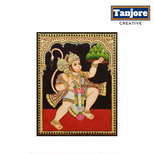 HANUMAN TANJORE PAINTING