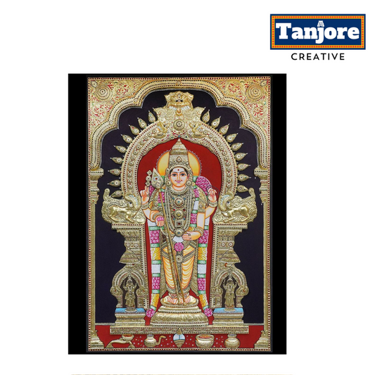 TANJORE PAINTING THIRUCHENDUR MURUGAN