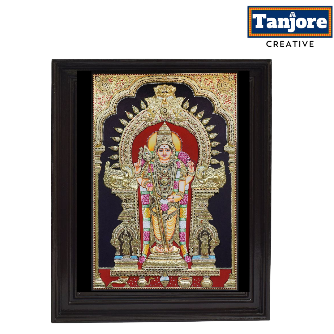 TANJORE PAINTING THIRUCHENDUR MURUGAN