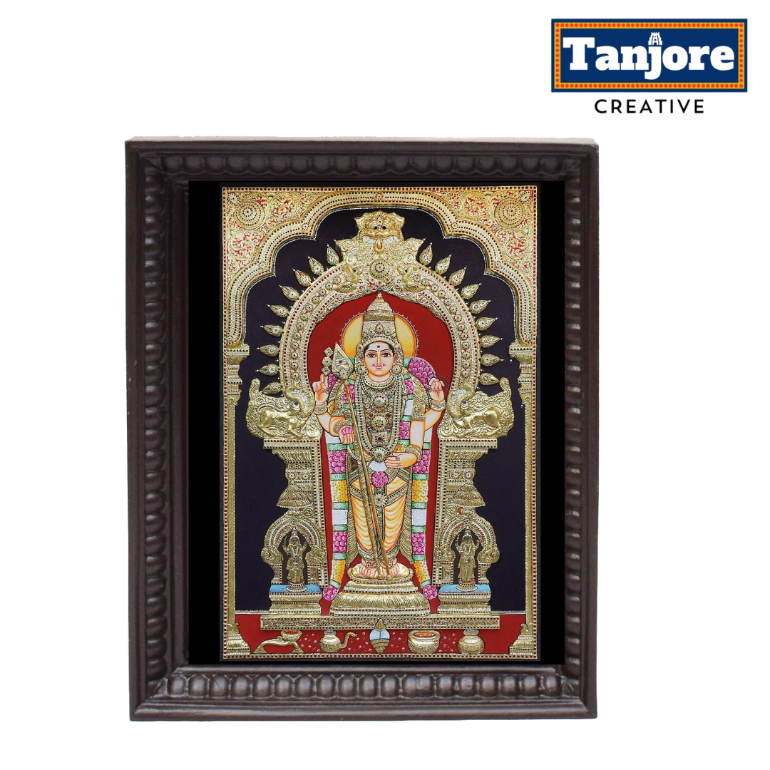 TANJORE PAINTING THIRUCHENDUR MURUGAN