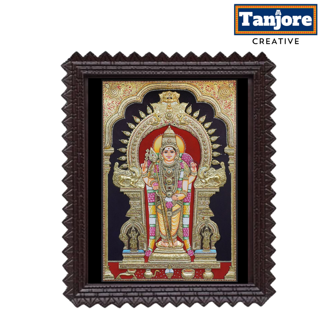 TANJORE PAINTING THIRUCHENDUR MURUGAN