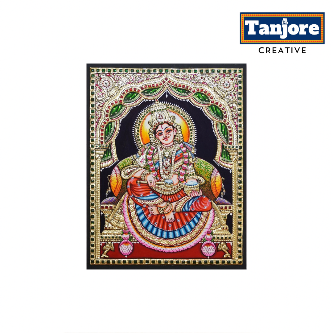 TANJORE PAINTING ANNAPOORNE