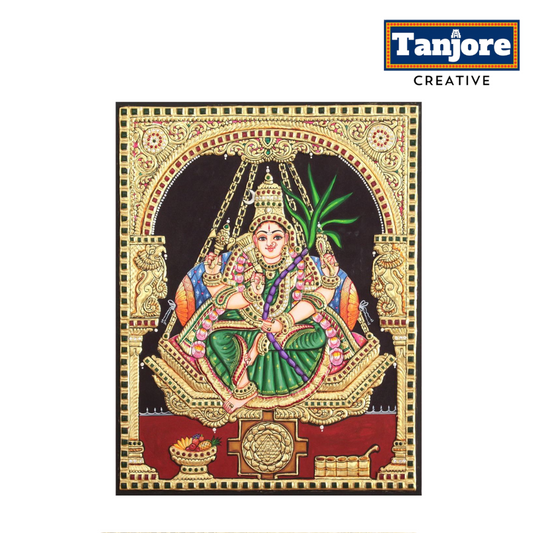 TANJORE PAINTING RAJARAJESWARI