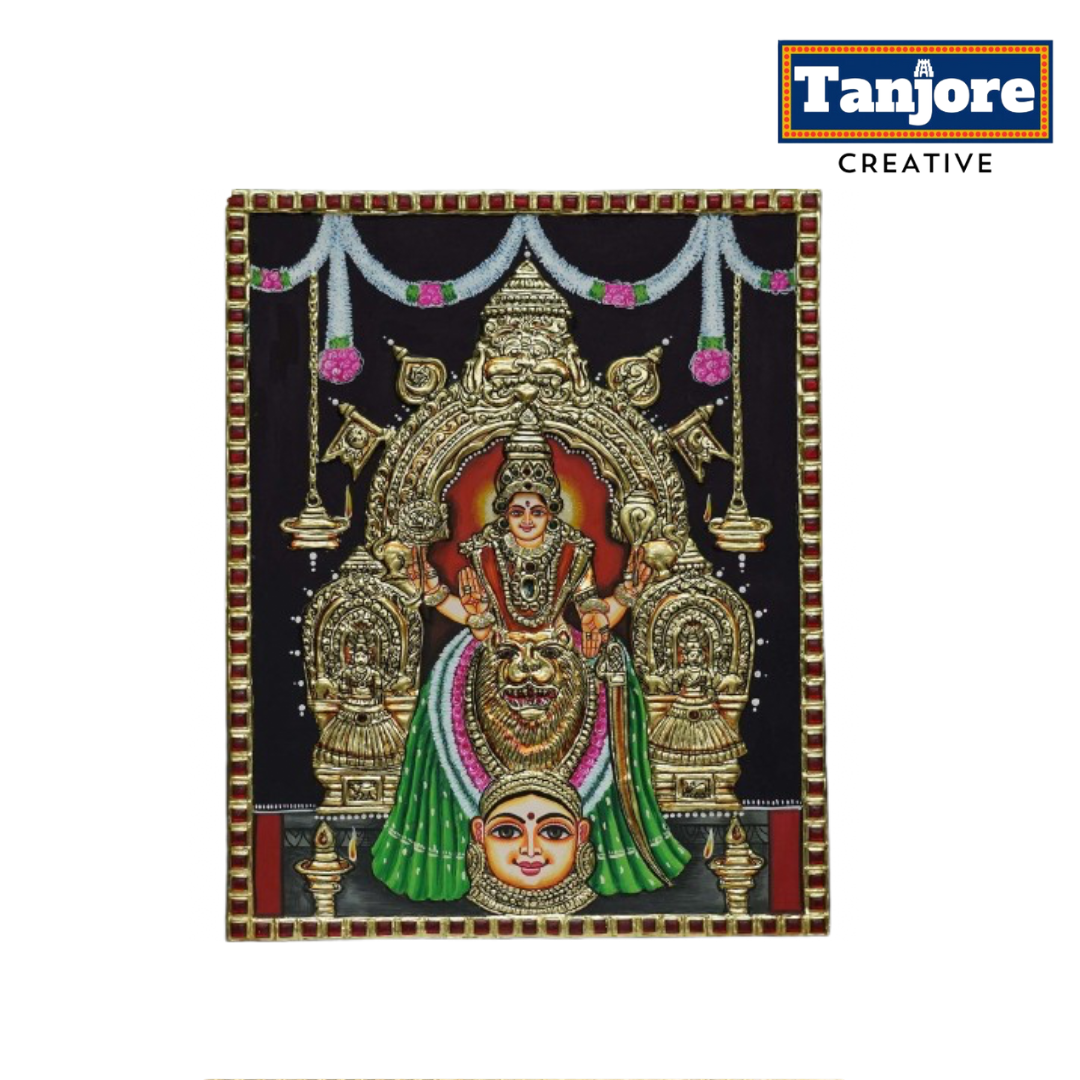 TANJORE PAINTING MOOKAMBIKA