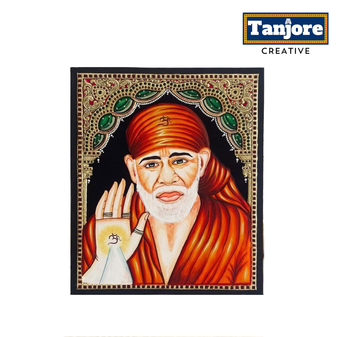 TANJORE PAINTING SAI BABA