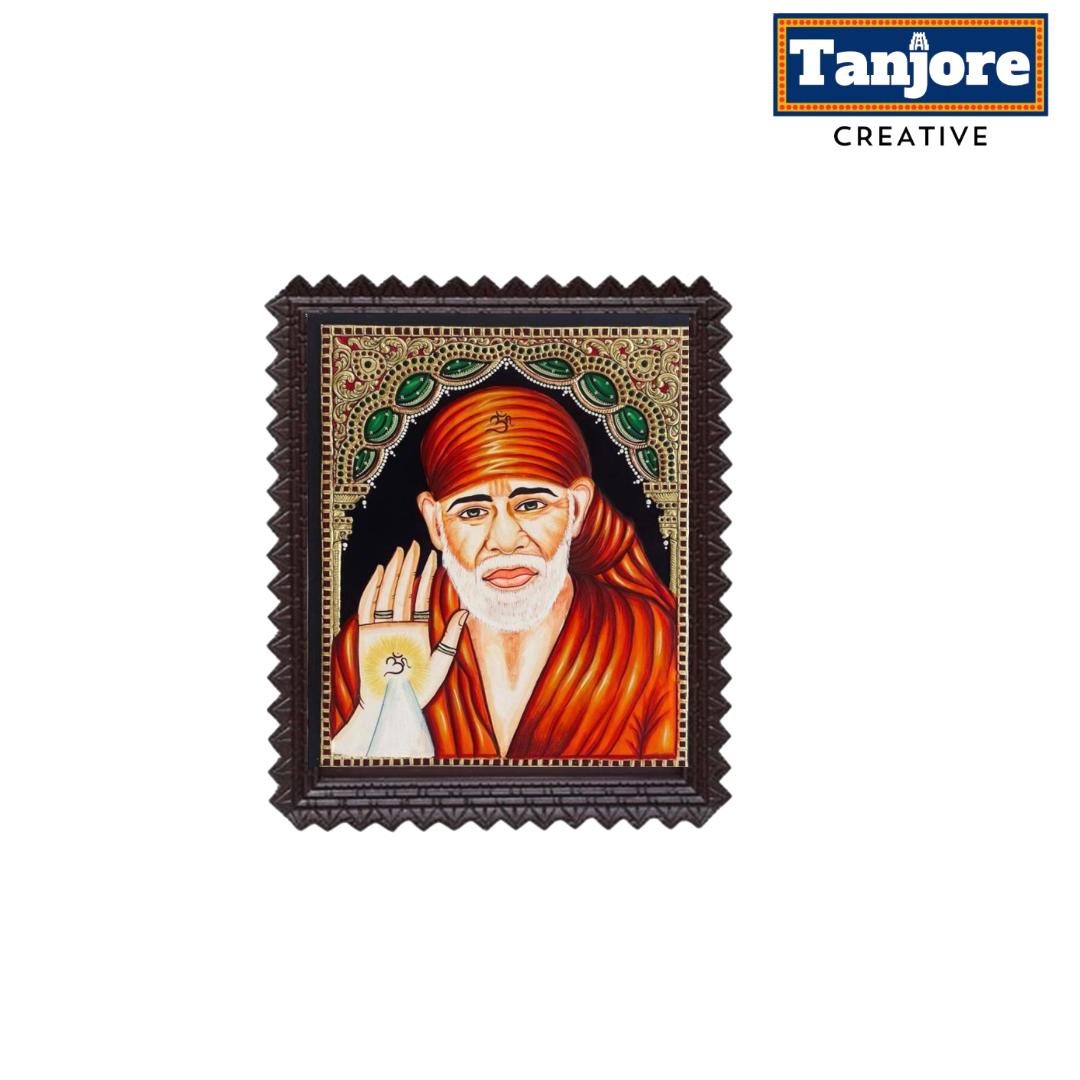 TANJORE PAINTING SAI BABA