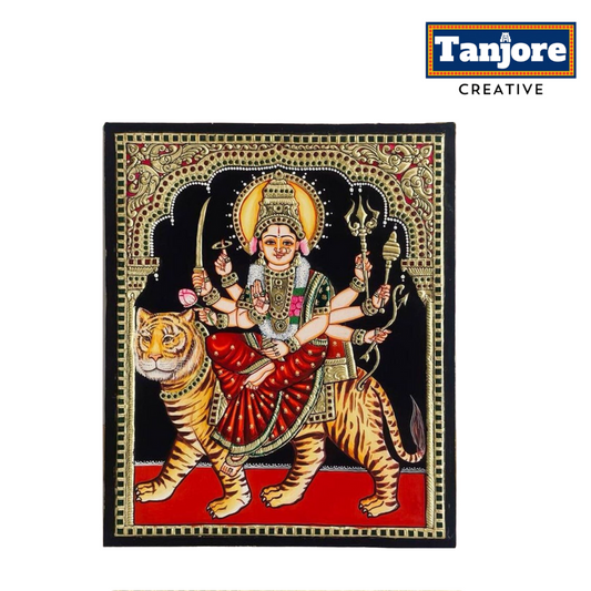 TANJORE PAINTING DURGA DEVI