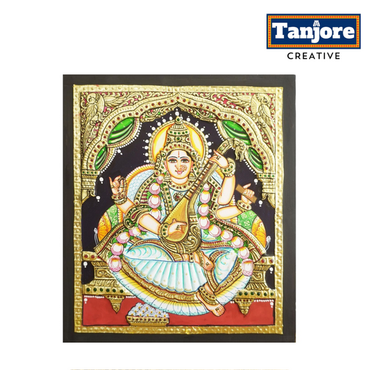 TANJORE PAINTING SARASWATHI