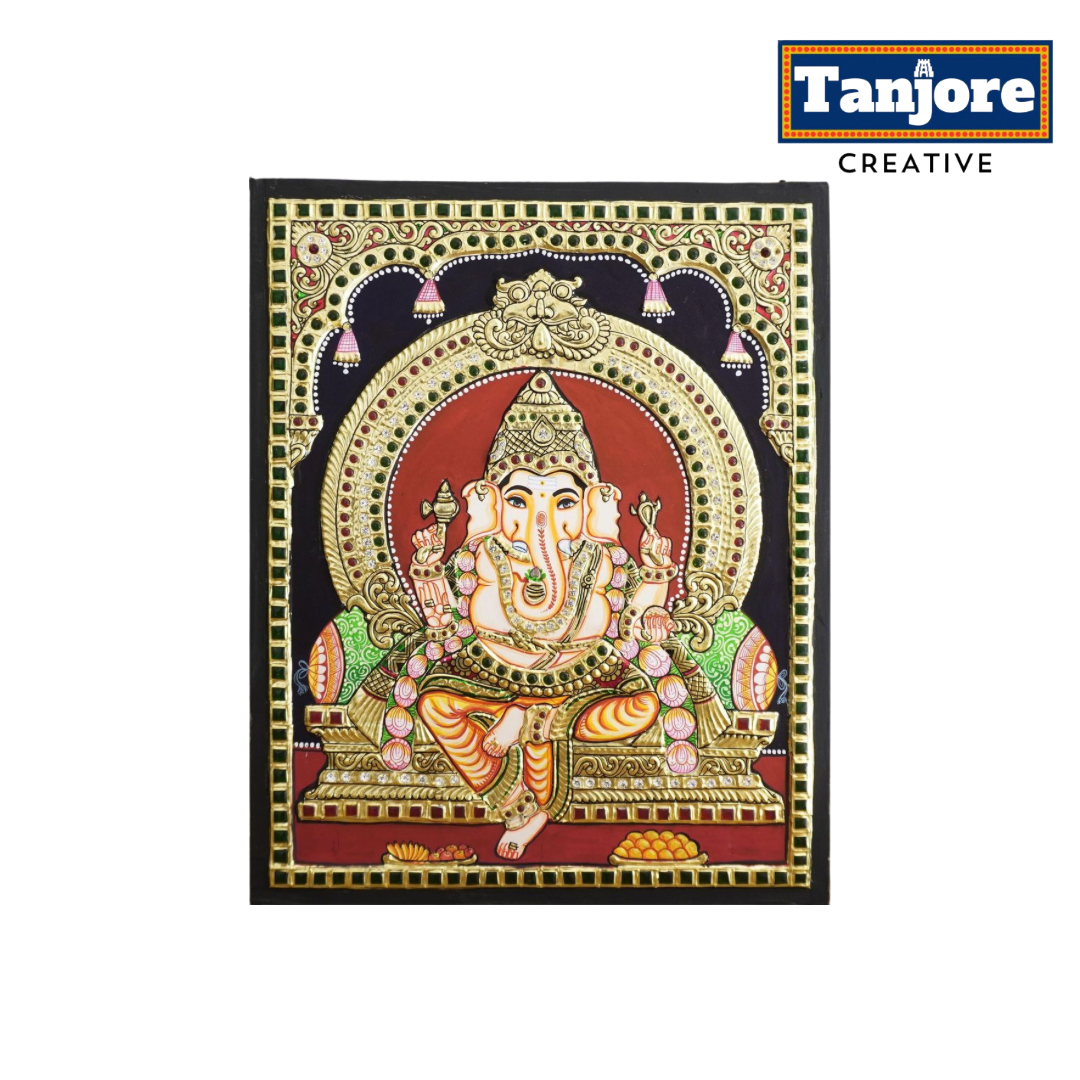 TANJORE PAINTING GANESHA