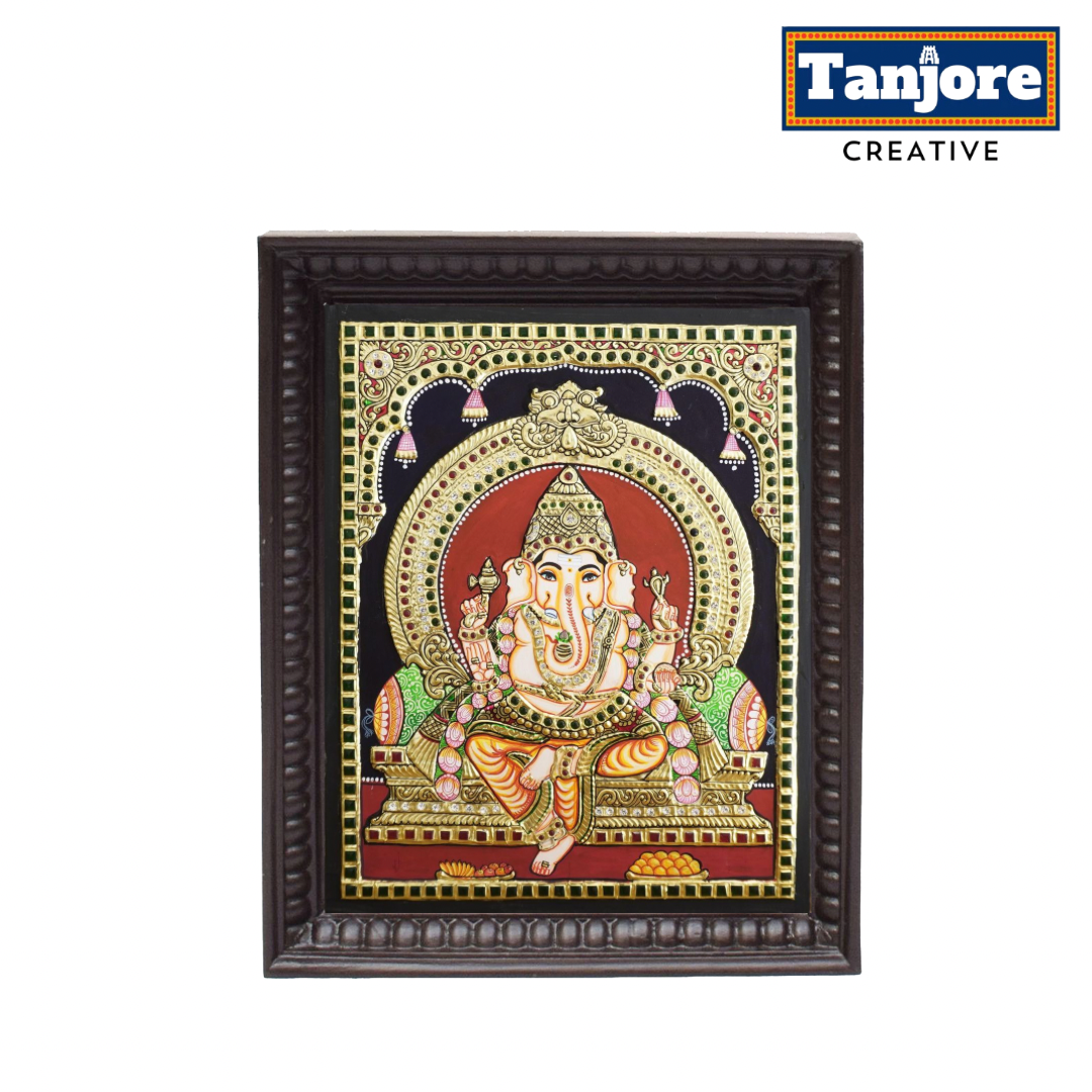 TANJORE PAINTING GANESHA