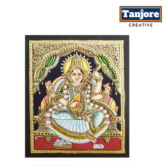 TANJORE PAINTING SARASWATH