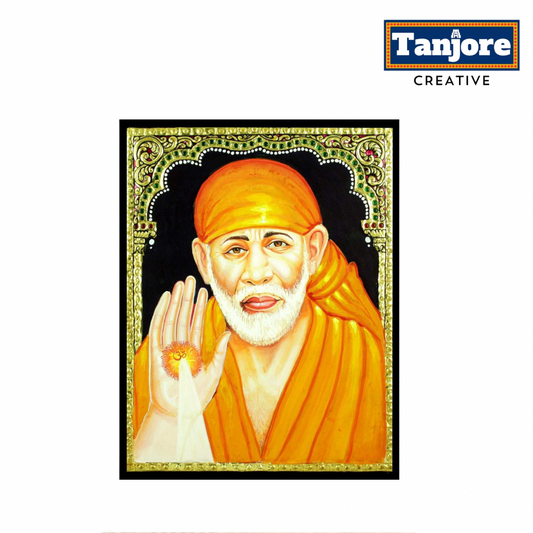 TANJORE PAINTING SAI BABA