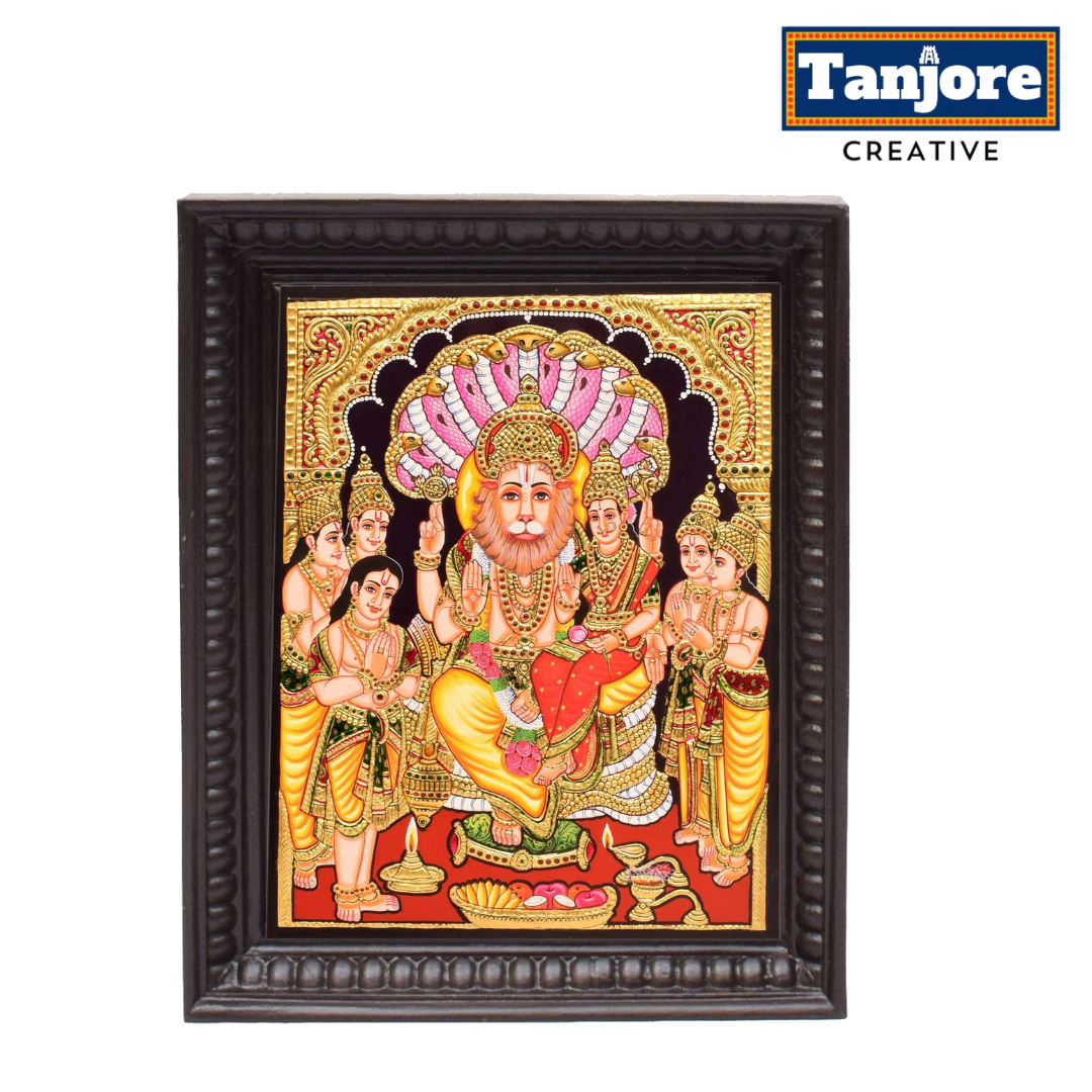 TANJORE PAINTING LAKSHMI NARASIMHA