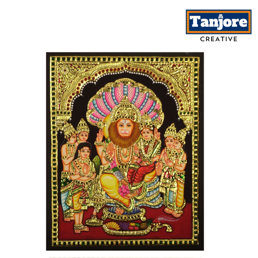 TANJORE PAINTING LAKSHMI NARASIMHA