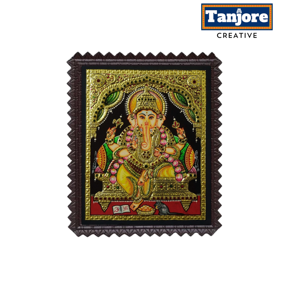 TANJORE PAINTING GANESHA