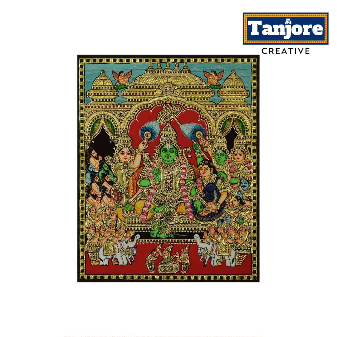 TANJORE PAINTING RAMAR PATTABHISHEGAM