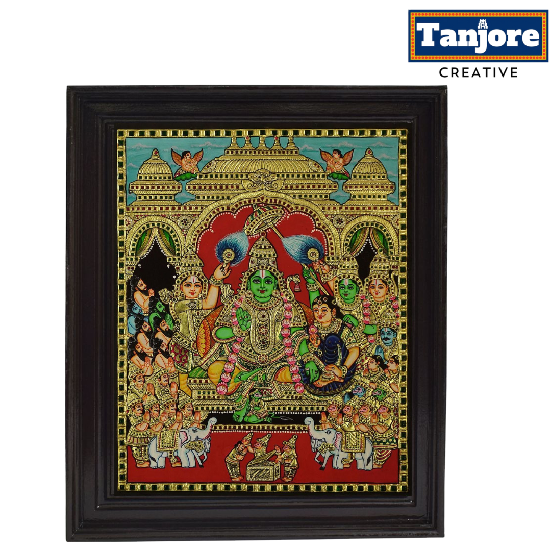 TANJORE PAINTING RAMAR PATTABHISHEGAM