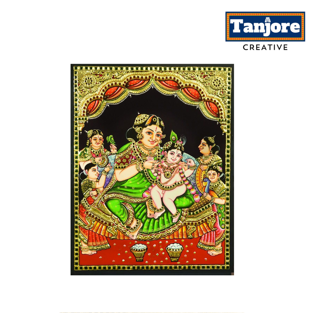 TANJORE PAINTING YASODHA KRISHNA