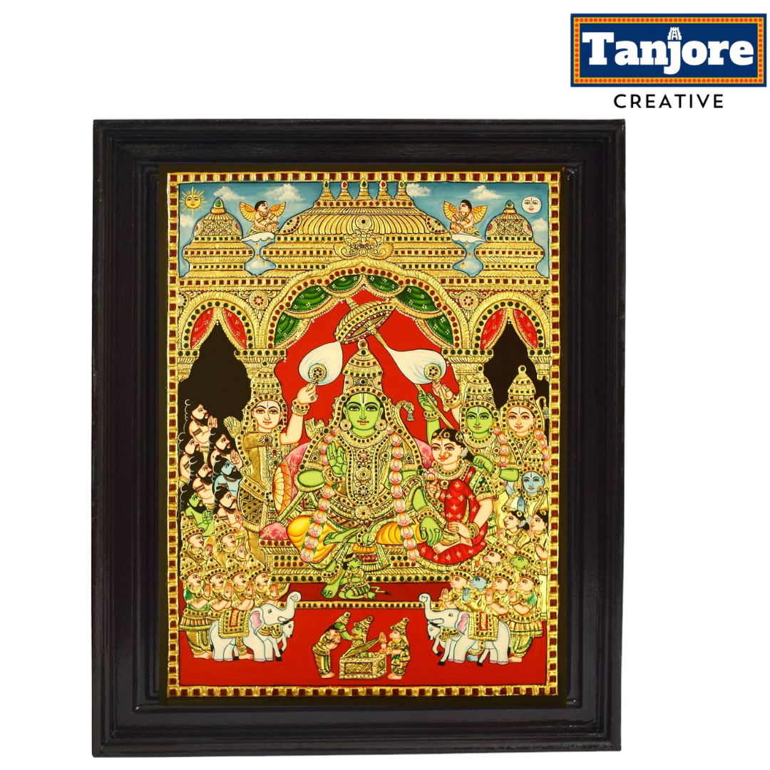 TANJORE PAINTING RAMAR PATTABHISHEGAM