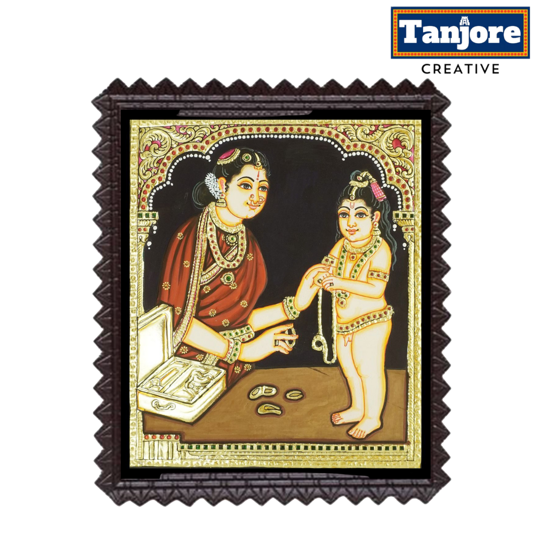 TANJORE PAINTING YASODHA KRISHNA