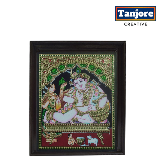 Tanjore Painting Butter Krishna