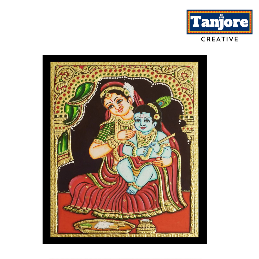 TANJORE PAINTING YASODHA KRISHNA