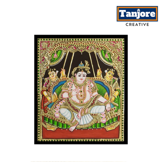 TANJORE PAINTING DARBAR KRISHNA