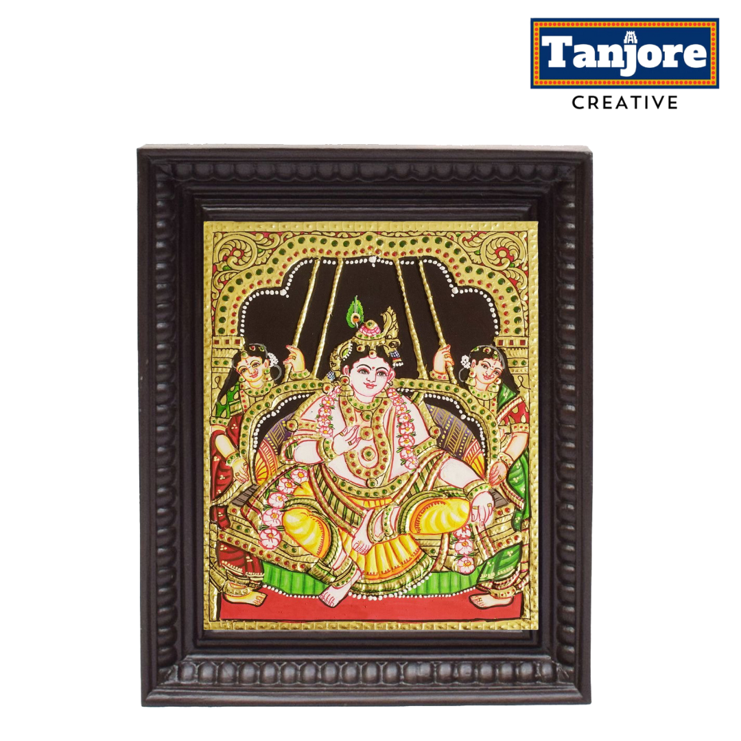 TANJORE PAINTING DARBAR KRISHNA