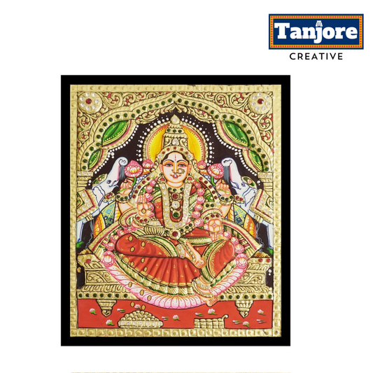 TANJORE PAINTING GAJA LAKSHMI