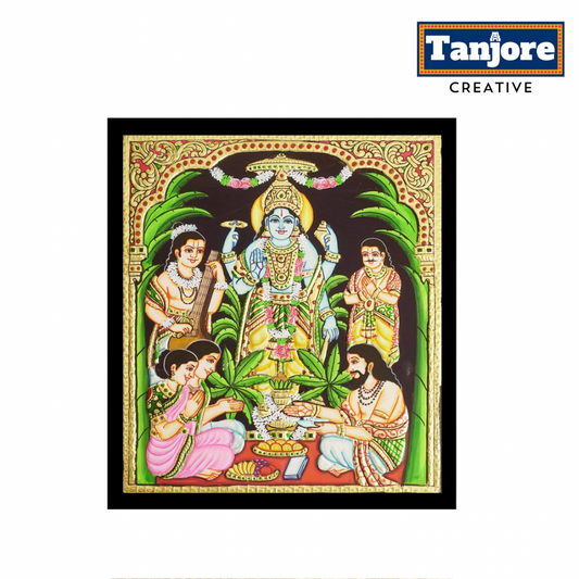 TANJORE PAINTING SATHYANARAYANA