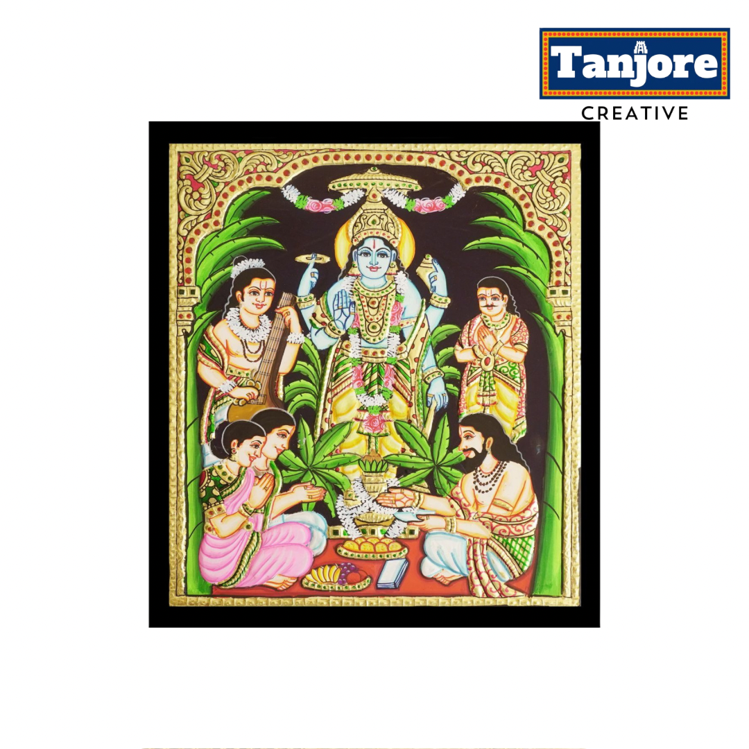 TANJORE PAINTING SATHYANARAYANA