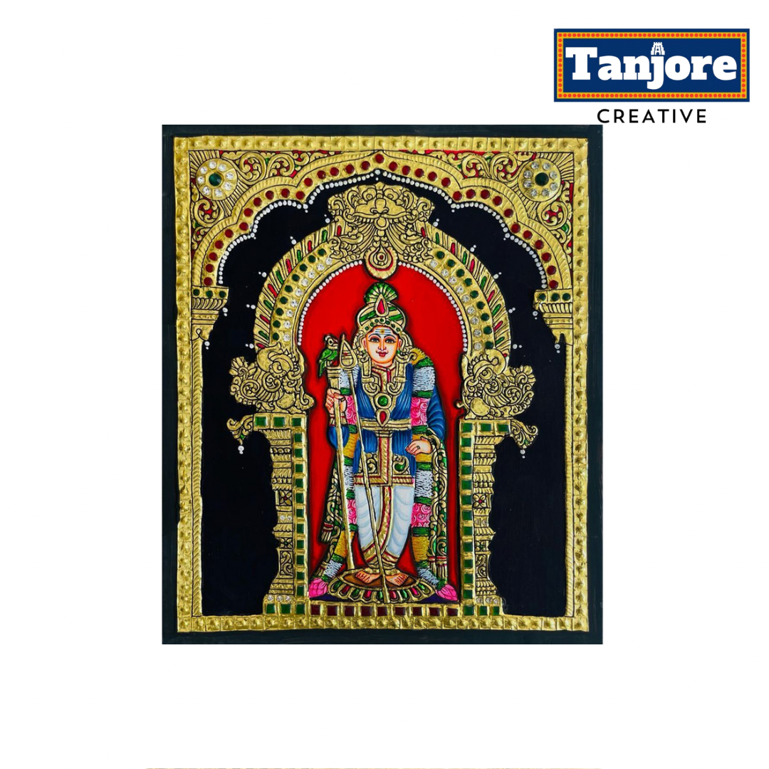 TANJORE PAINTING MURUGAN