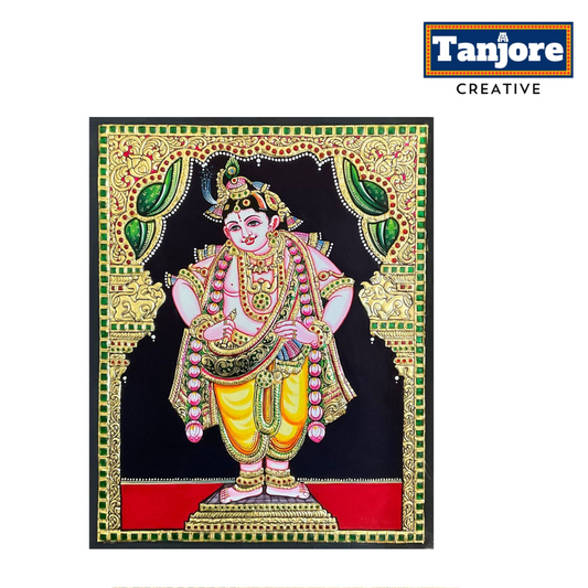 TANJORE PAINTING VICTOBA KRISHNA