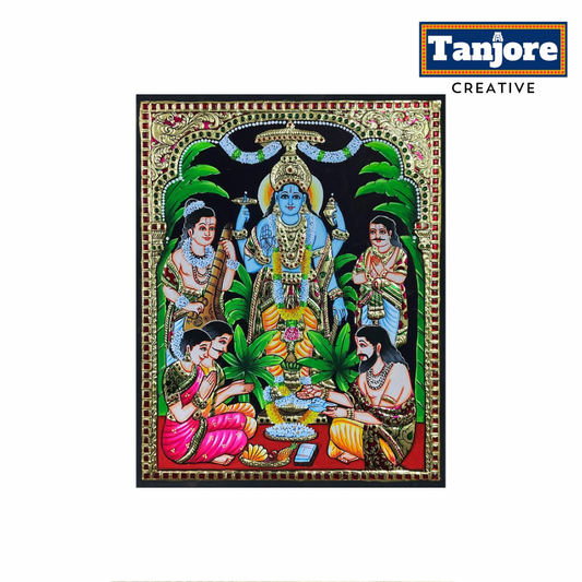 TANJORE PAINTING SATHYANARAYANA