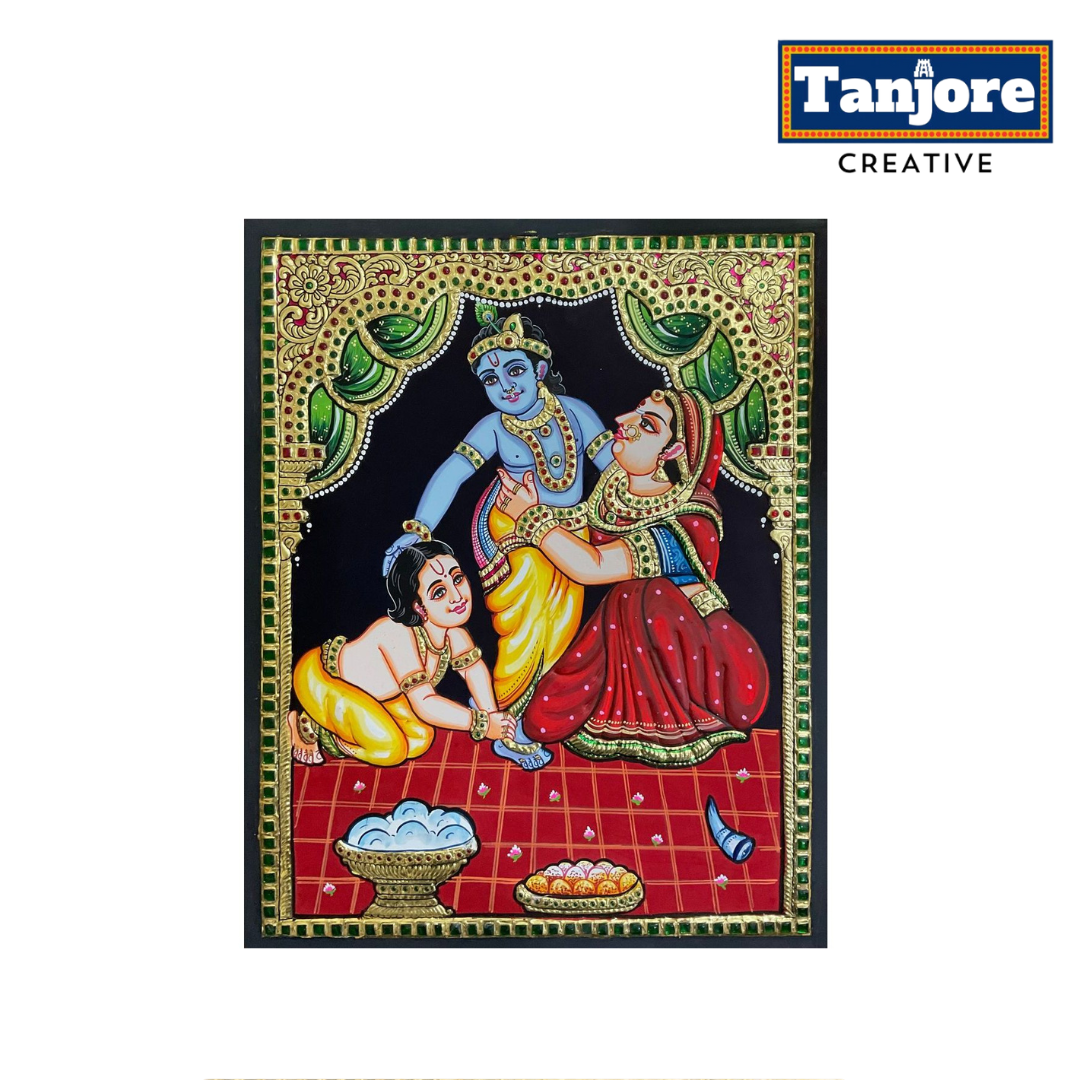 TANJORE PAINTING YASODHA KRISHNA