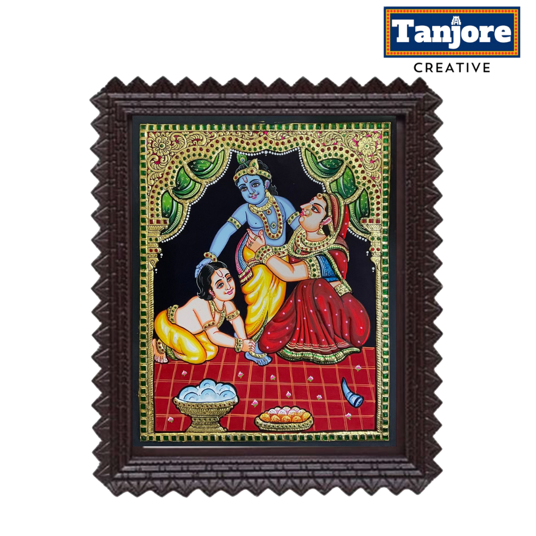 TANJORE PAINTING YASODHA KRISHNA