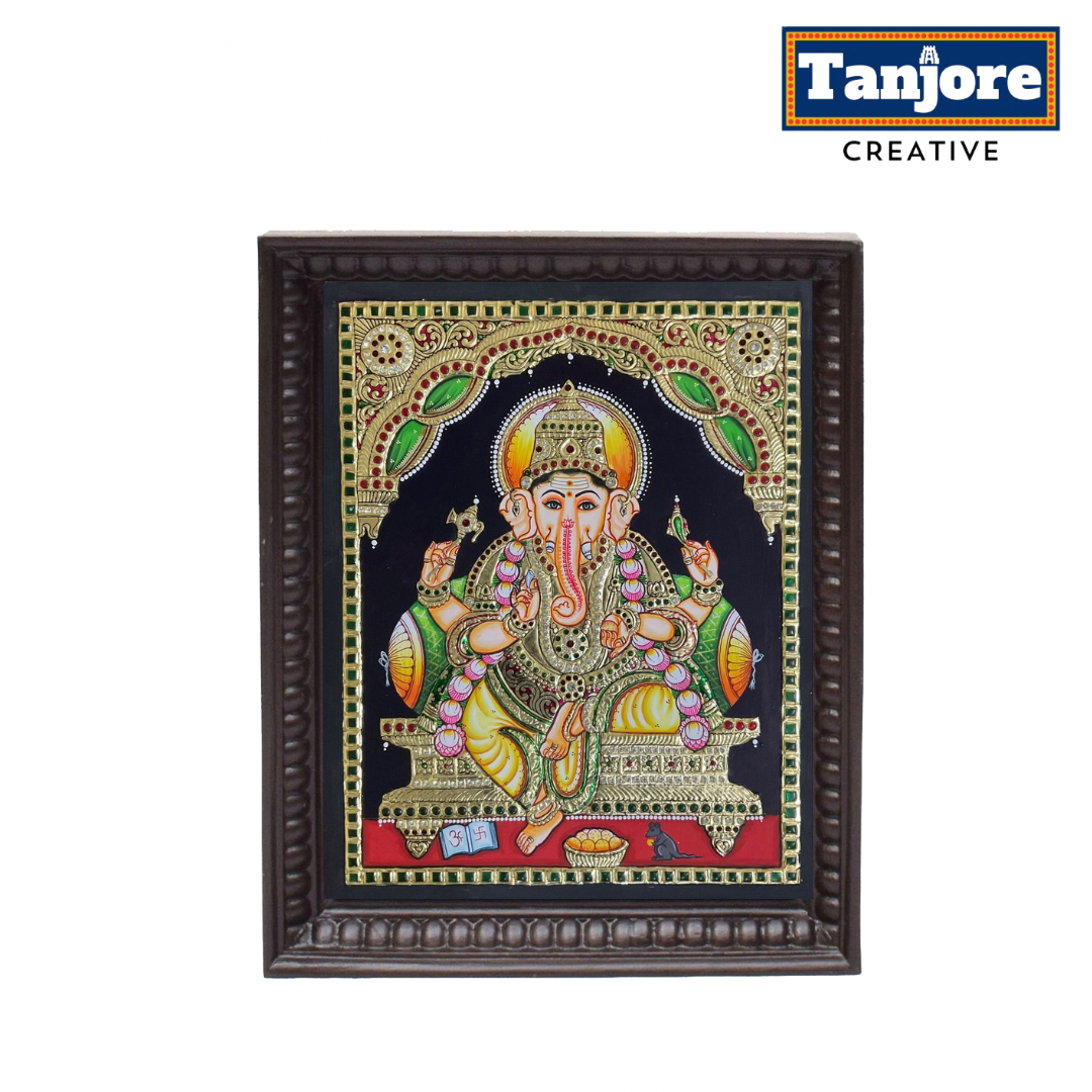 TANJORE PAINTING GANESHAN