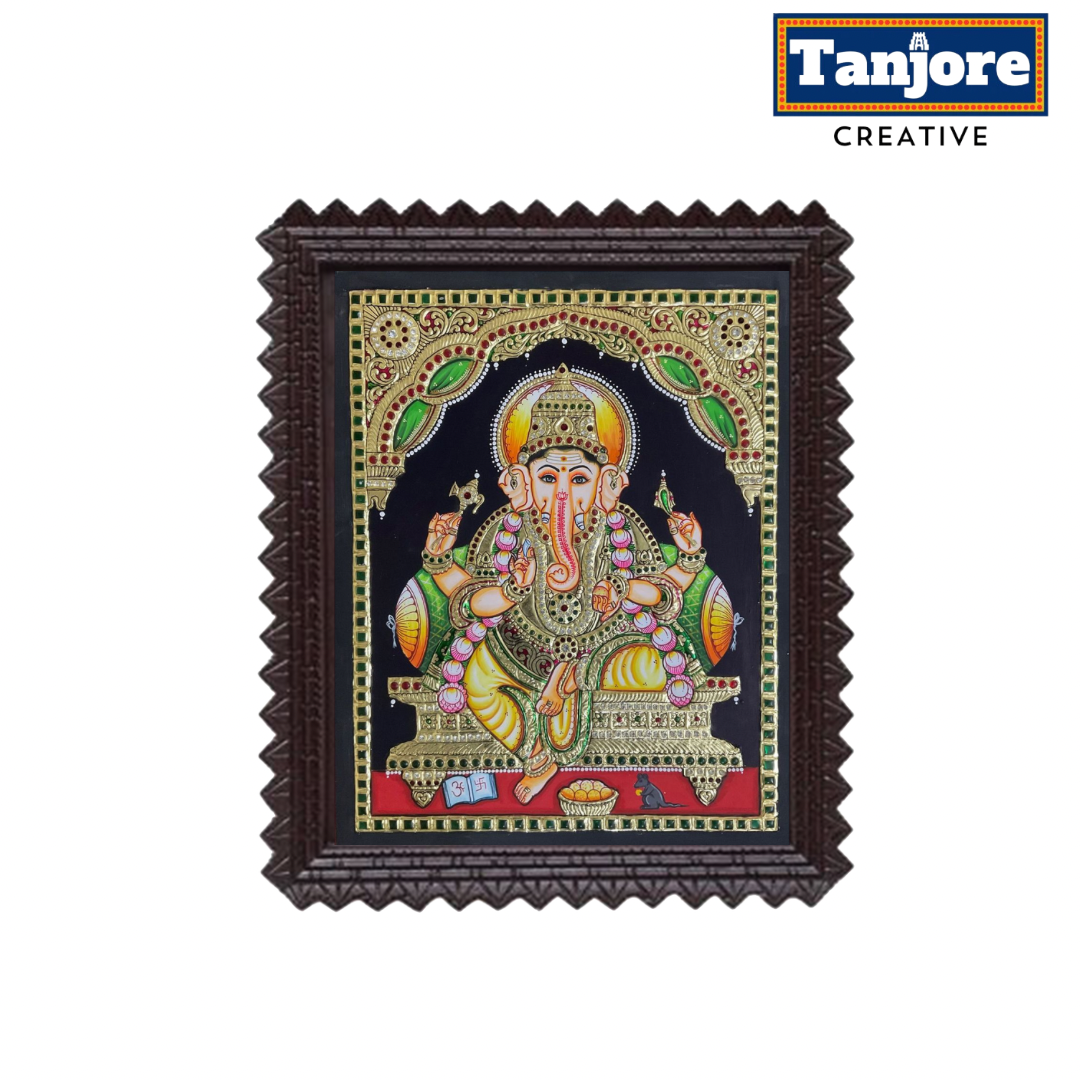 TANJORE PAINTING GANESHAN