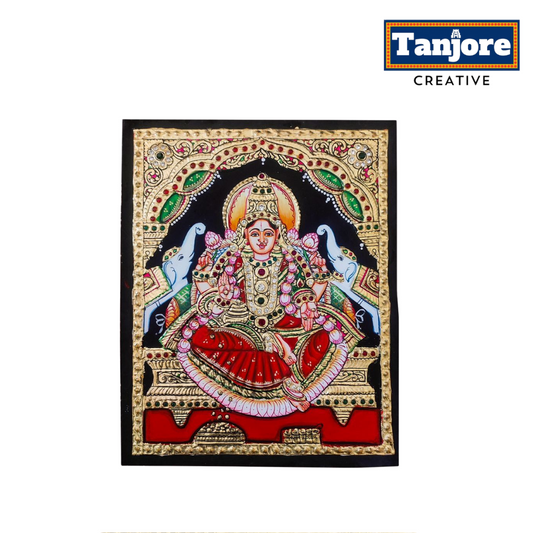 TANJORE PAINTING GAJA LAKSHMI