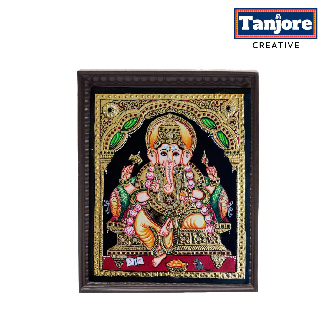 TANJORE PAINTING GANESHA