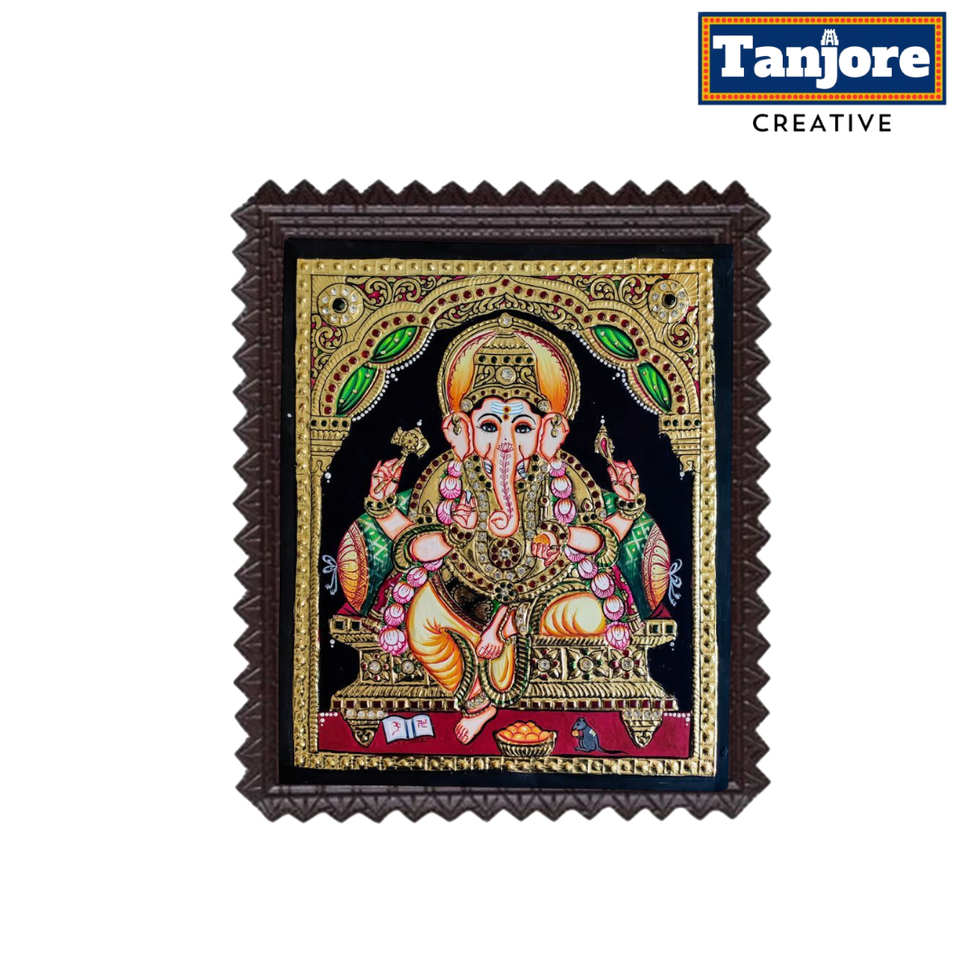 TANJORE PAINTING GANESHA