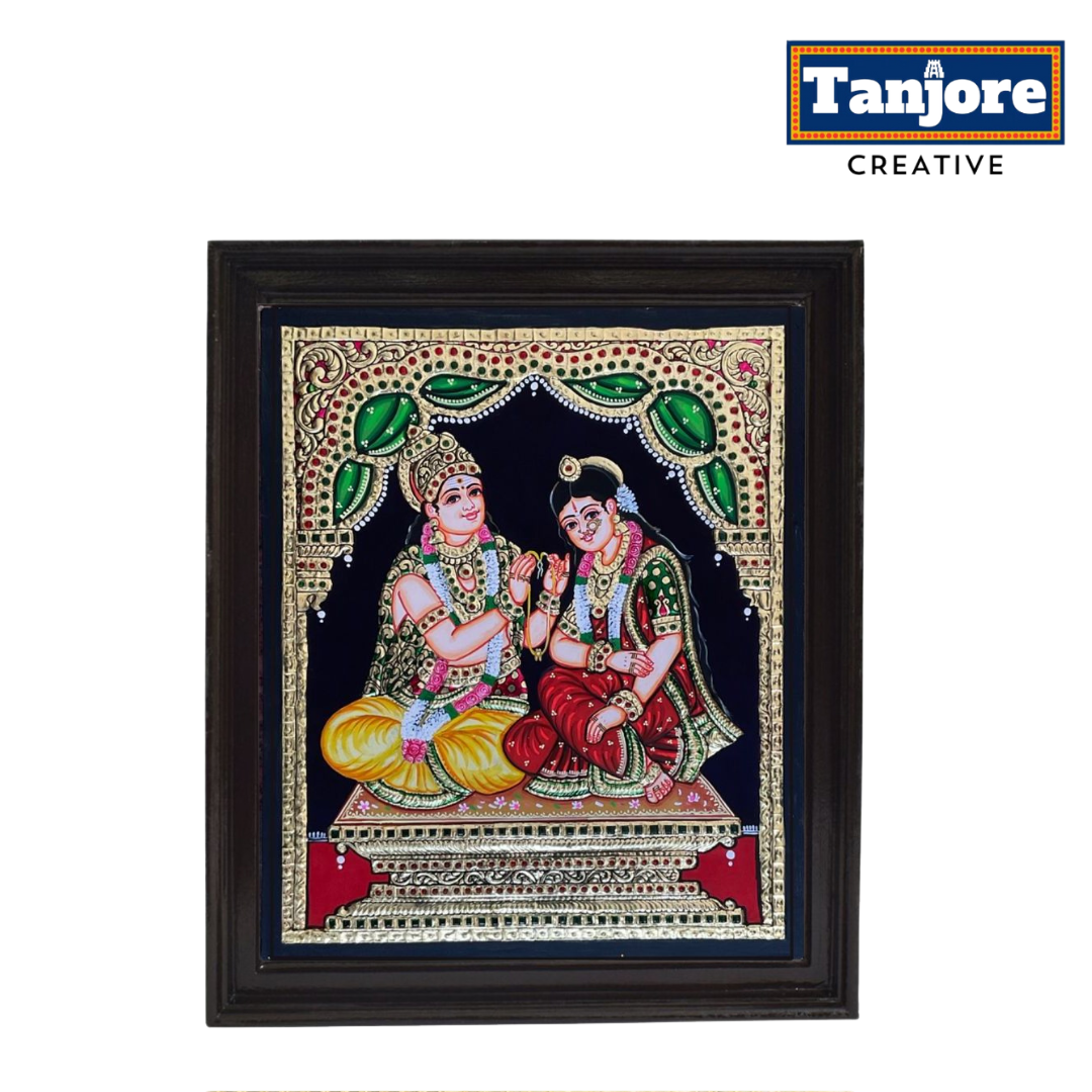 TANJORE PAINTING KRISHNA KALYANAM